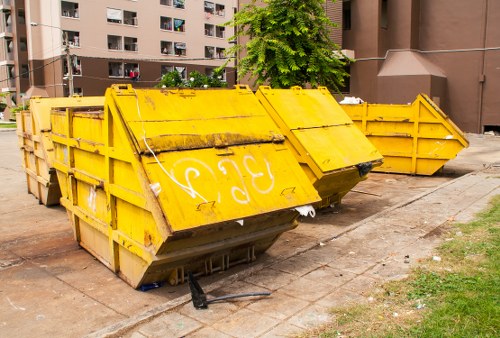 Waste removal process steps illustrated