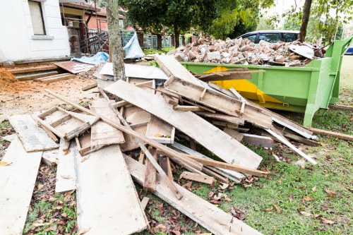 Professional team conducting house clearance in Staines
