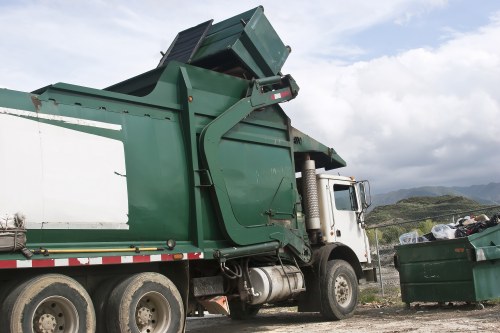 Loading Waste into a Skip