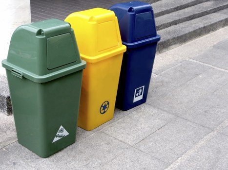 Professional team handling construction waste clearance