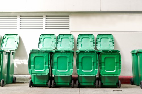 Various types of builders waste materials